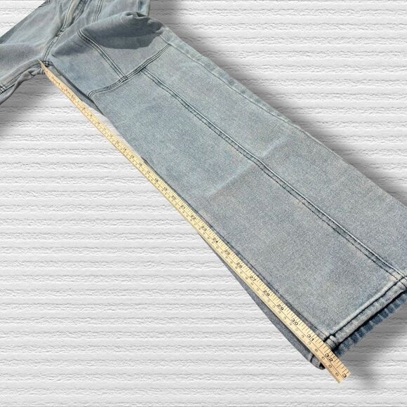 PacSun 90s Boyfriend Jeans XS Women’s Light Wash High Rise Straight Leg - Picture 3 of 10